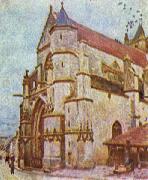 Alfred Sisley Kirche von Moret Spain oil painting artist